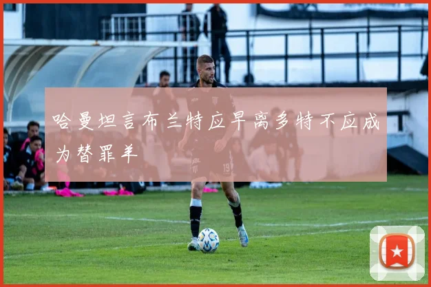 哈曼坦言布兰特应早离多特不应成为替罪羊